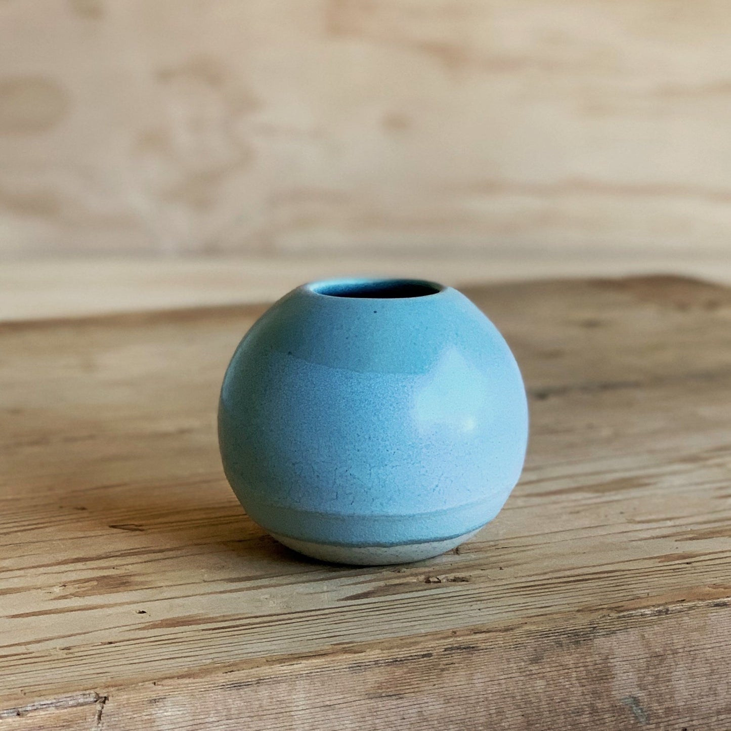 Bud Vase Ocean & Sky Blue - handmade ceramics Henry & Tunks , made in Maitland NSW