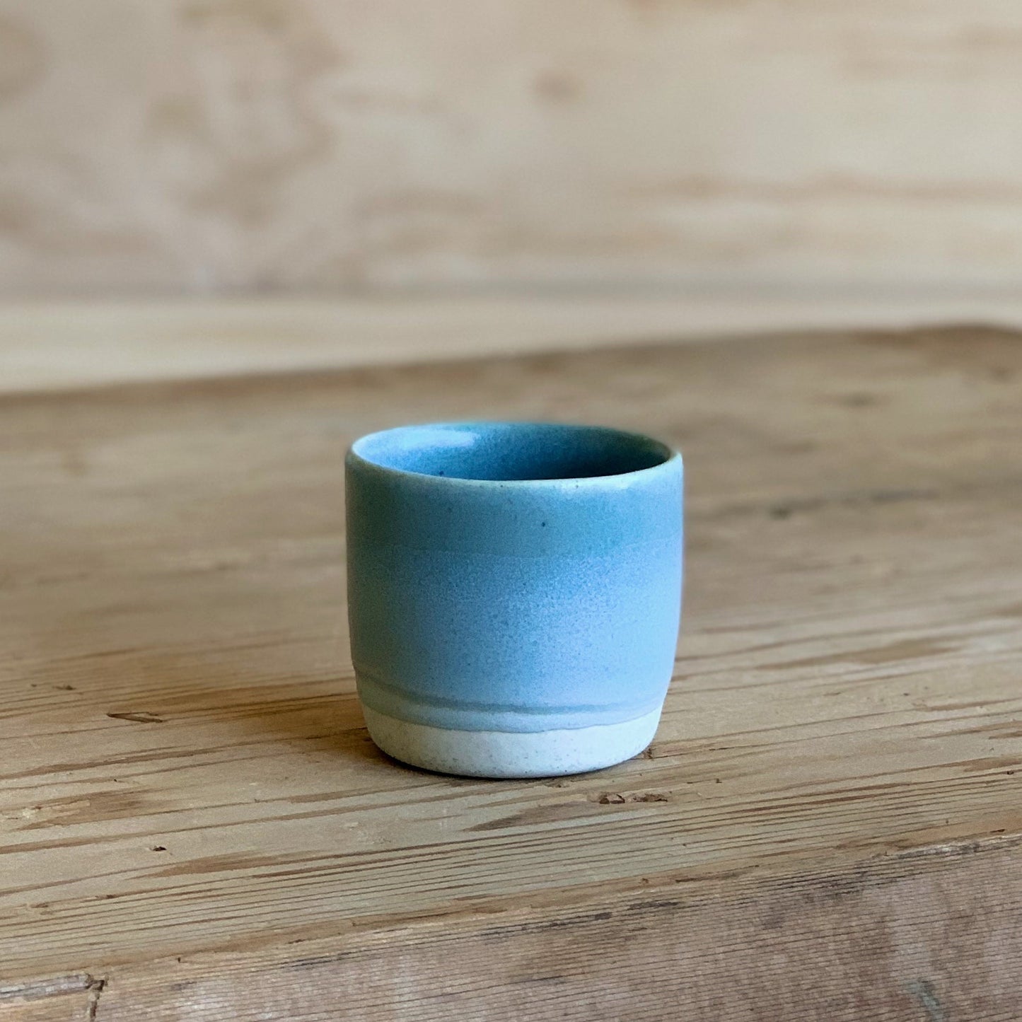 Espresso Cup Ocean & Sky Blue - handmade ceramics Henry & Tunks , made in Maitland NSW