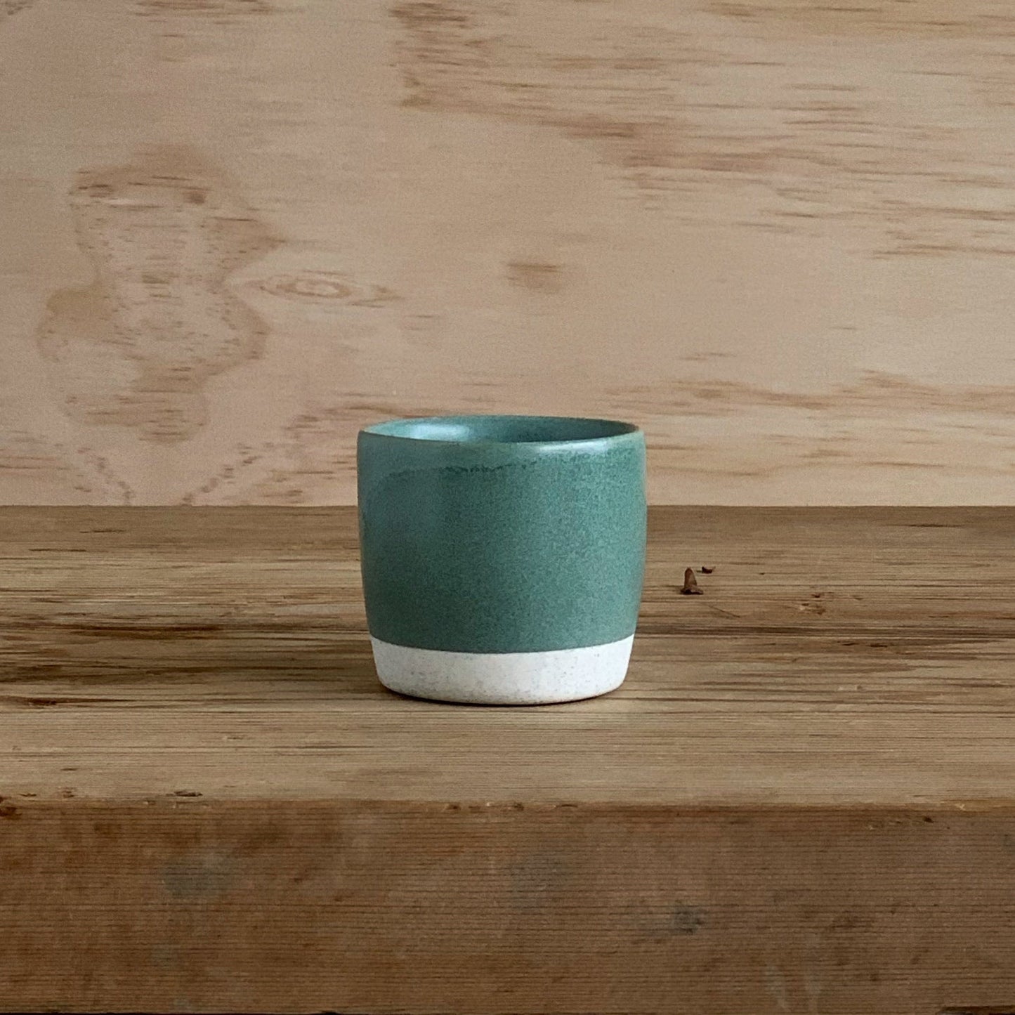Espresso Cup Sage - handmade in the Henry & Tunks ceramic studio, Maitland NSW