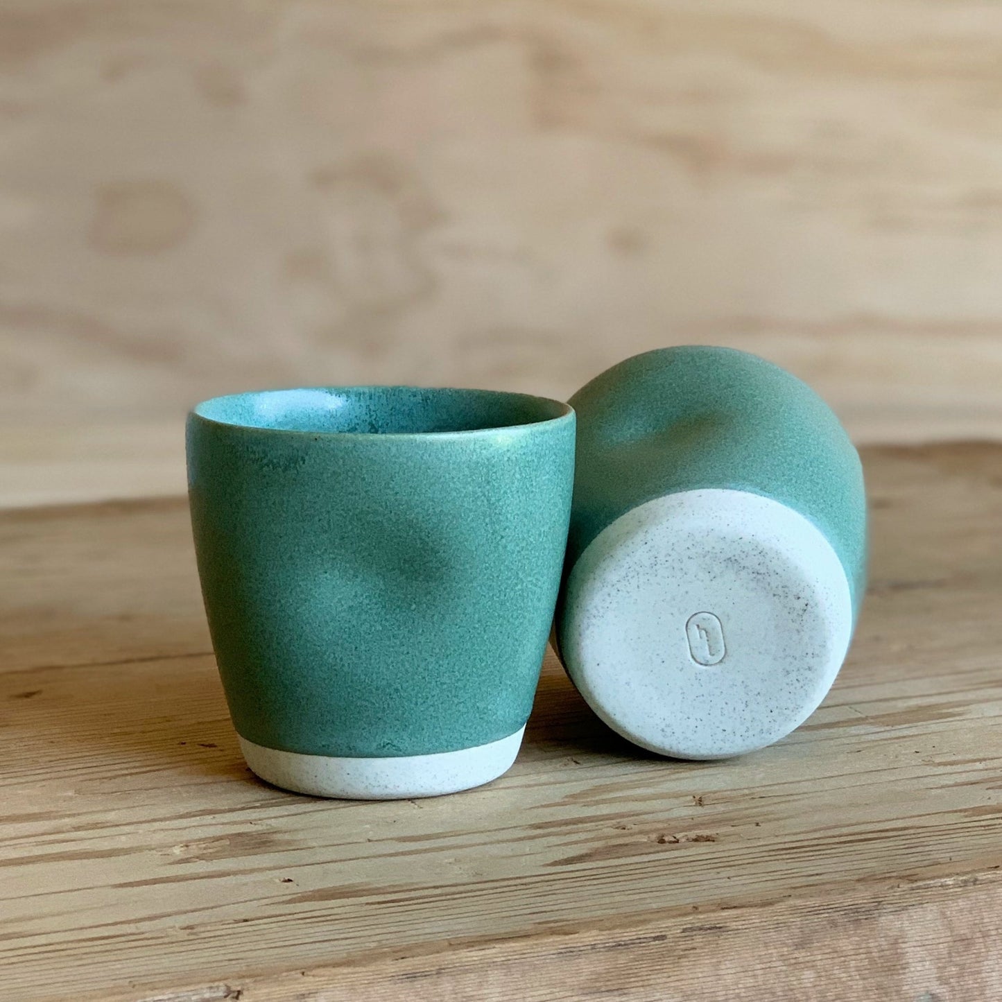 Latte Cup Sage - handmade ceramics Henry & Tunks , made in Maitland NSW