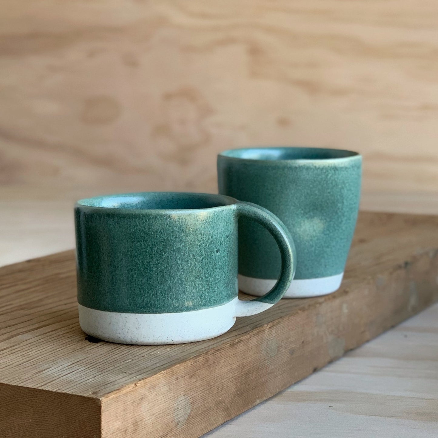 Latte Cup Sage - handmade ceramics Henry & Tunks , made in Maitland NSW