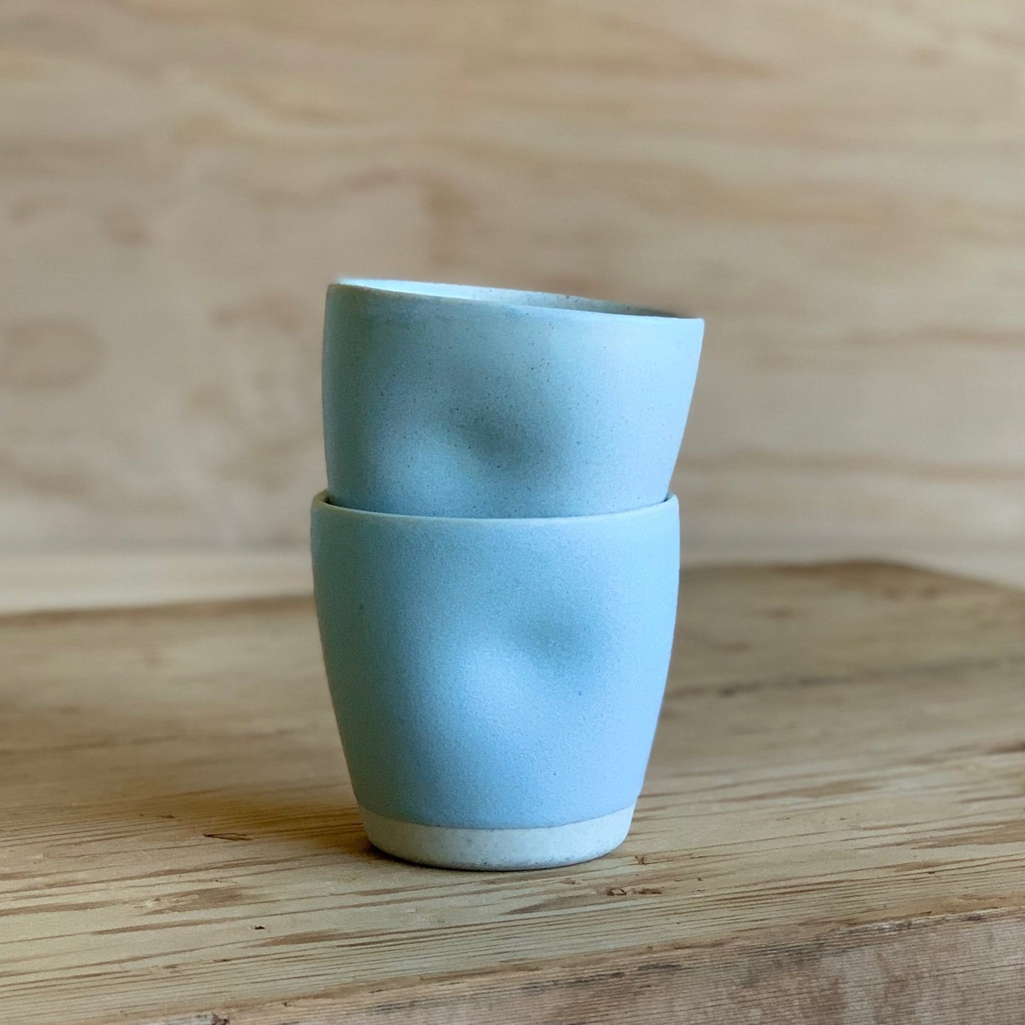 Latte Cup Sky Blue - handmade ceramics Henry & Tunks , made in Maitland NSW