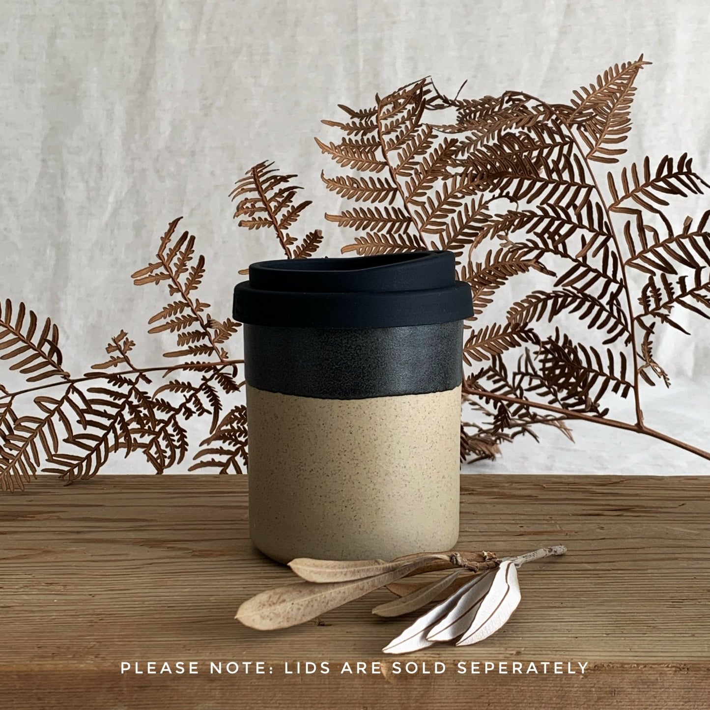 Beaker Toffee Speckle & Graphite - handmade ceramics Henry & Tunks , made in Maitland NSW