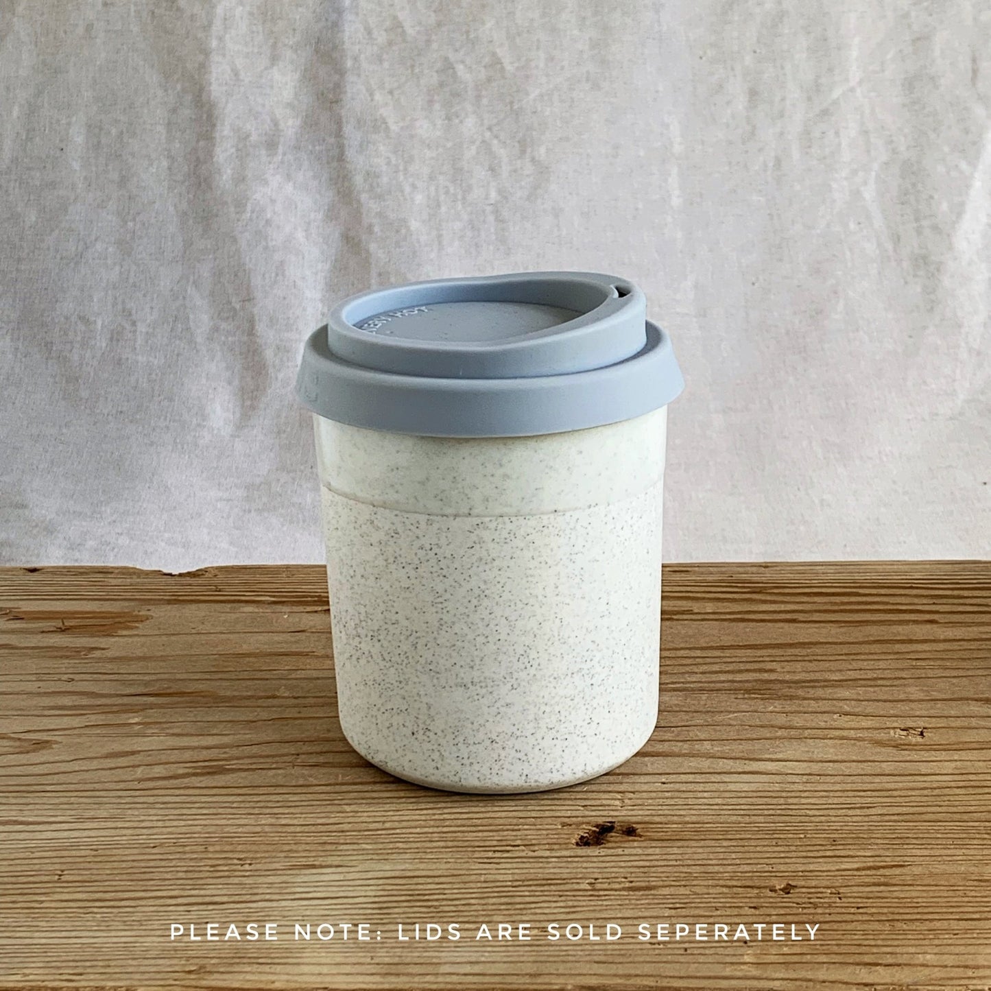 Beaker White Speckle - handmade ceramics Henry & Tunks , made in Maitland NSW