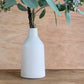 Bottle Vase White Speckle - handmade in the Henry & Tunks ceramic studio, Maitland NSW