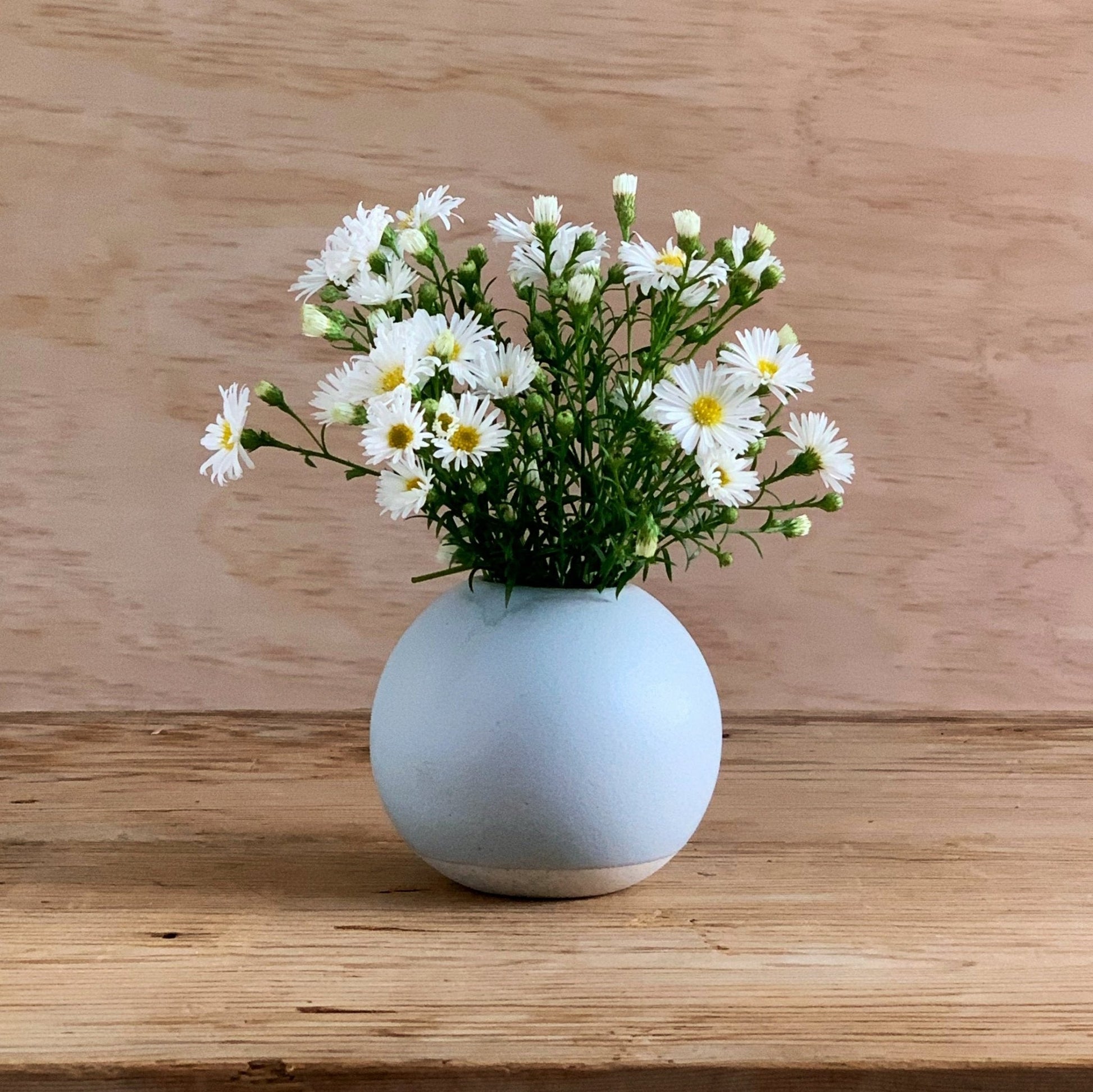 Bud Vase Sky Blue - handmade ceramics Henry & Tunks , made in Maitland NSW
