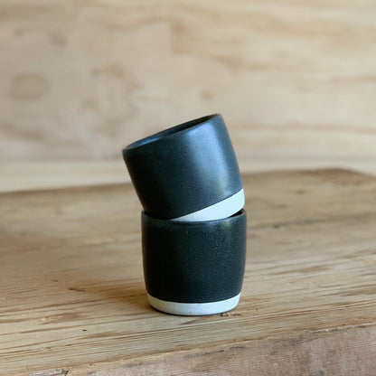 Espresso Cup Graphite - handmade ceramics Henry & Tunks , made in Maitland NSW