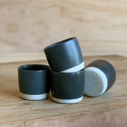 Espresso Cup Graphite - handmade ceramics Henry & Tunks , made in Maitland NSW