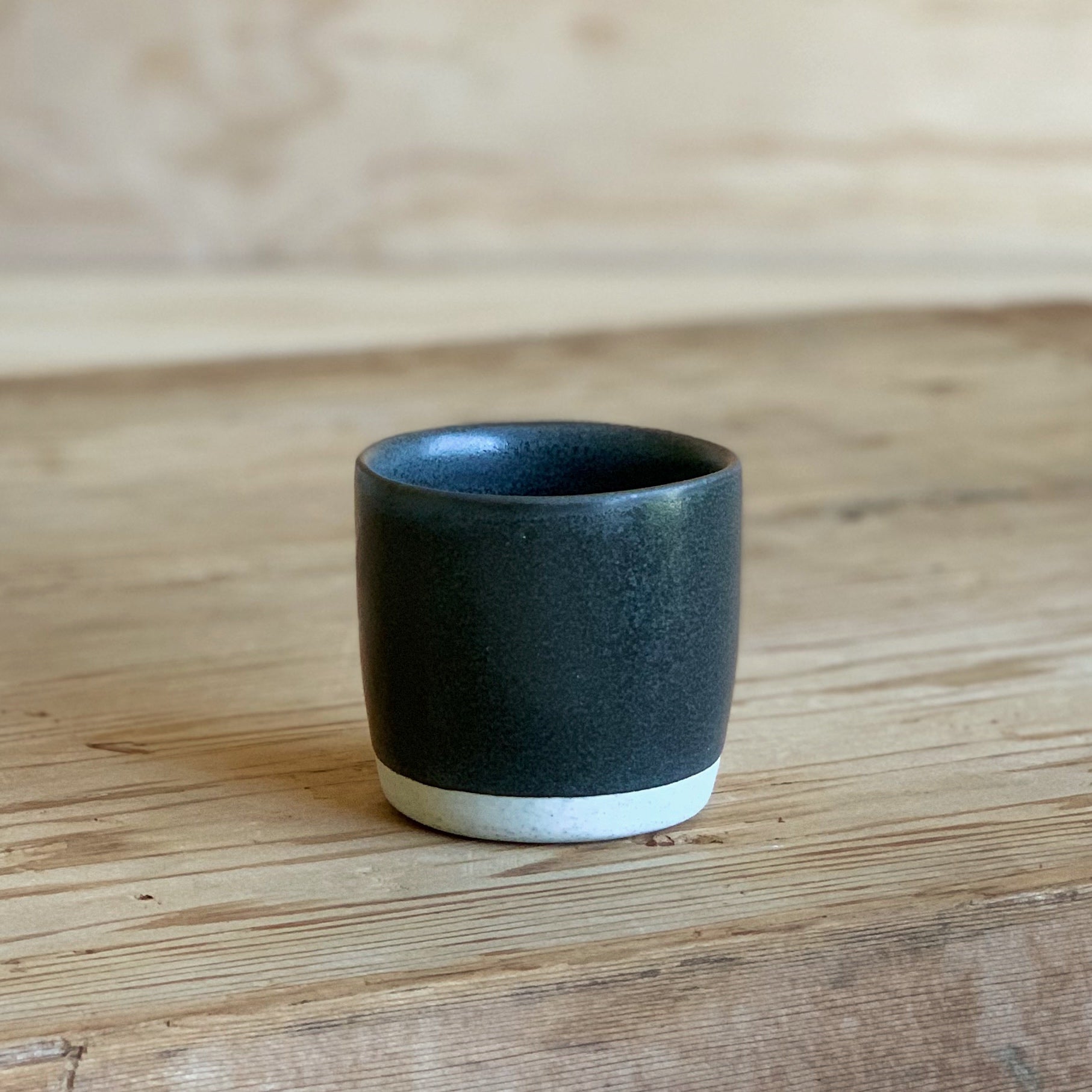 Espresso Cup Graphite - handmade in the Henry & Tunks ceramic studio, Maitland NSW