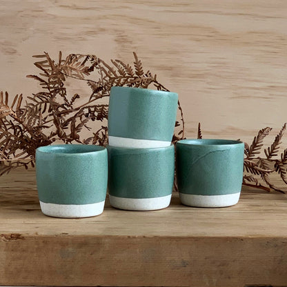 Espresso Cup Sage - handmade ceramics Henry & Tunks , made in Maitland NSW