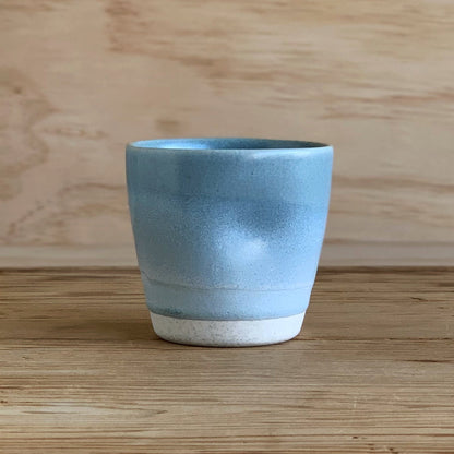 Latte Cup Ocean & Sky Blue - handmade in the Henry & Tunks ceramic studio, Maitland NSW