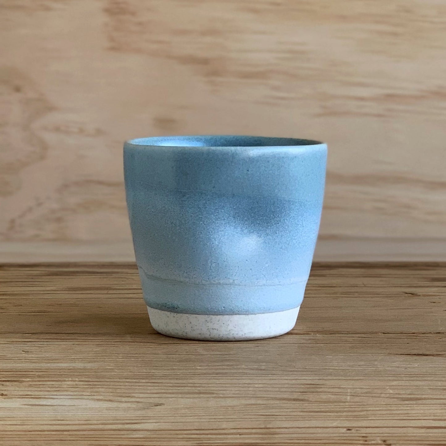 Latte Cup Ocean & Sky Blue - handmade ceramics Henry & Tunks , made in Maitland NSW