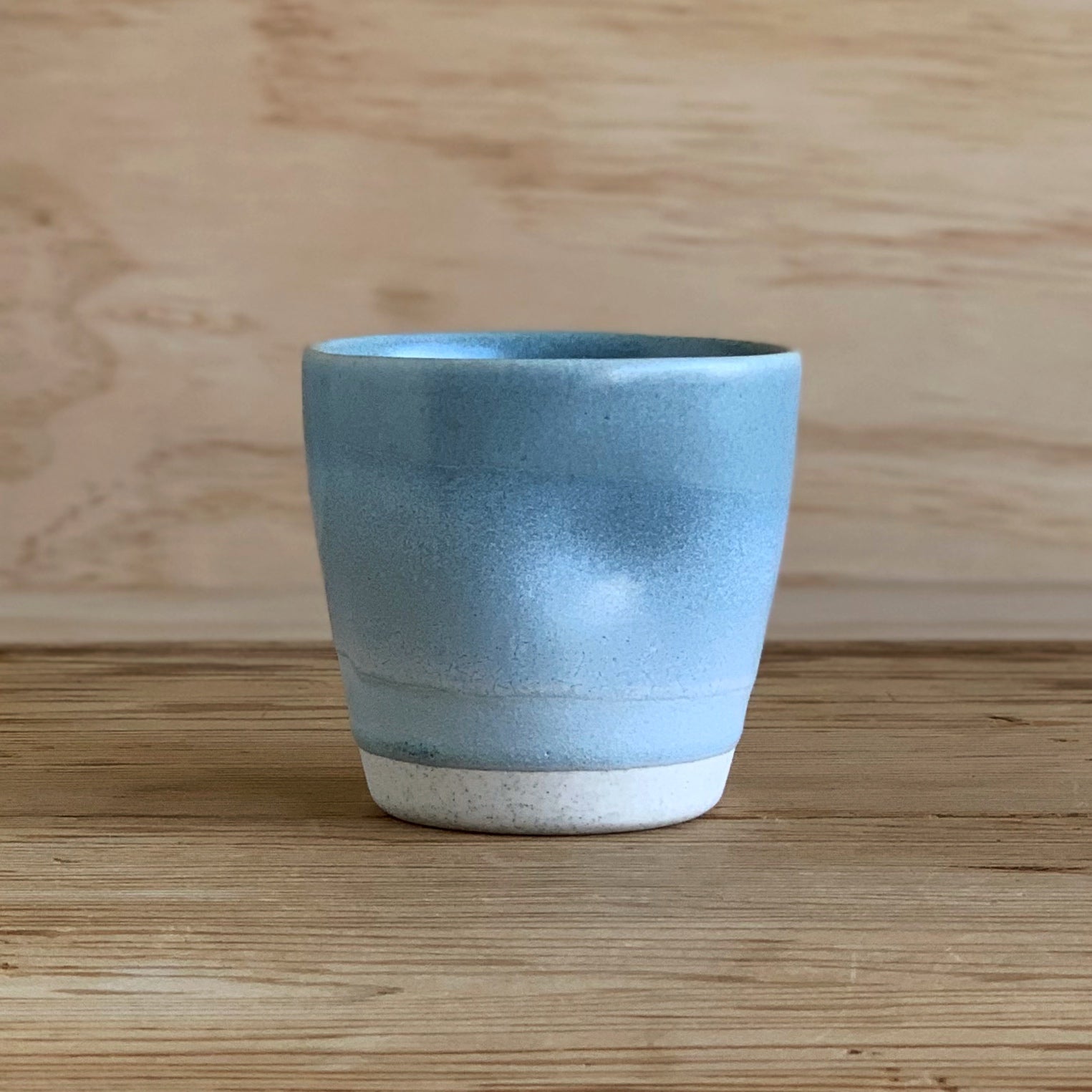 Latte Cup Ocean & Sky Blue - handmade ceramics Henry & Tunks , made in Maitland NSW