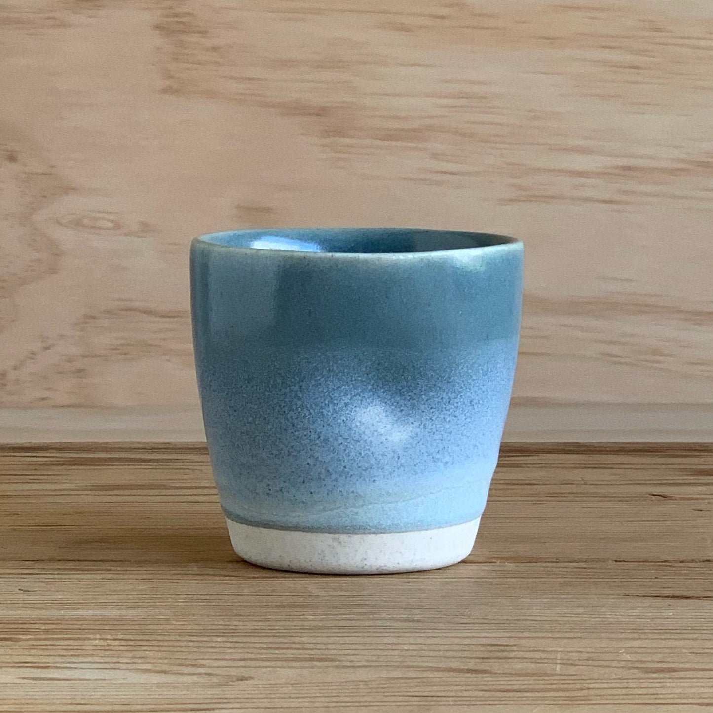 Latte Cup Ocean & Sky Blue - handmade ceramics Henry & Tunks , made in Maitland NSW