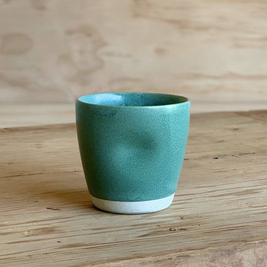 Latte Cup Sage - handmade in the Henry & Tunks ceramic studio, Maitland NSW