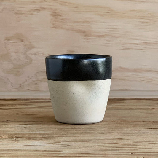 Latte Cup Toast Speckle & Graphite - handmade in the Henry & Tunks ceramic studio, Maitland NSW