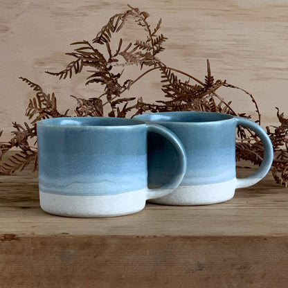 Mug Ocean & Sky Blue - handmade ceramics Henry & Tunks , made in Maitland NSW