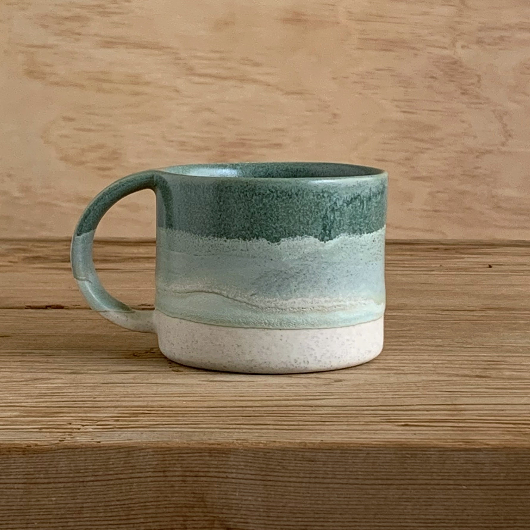 Mug Sage & Sea Foam Green - handmade ceramics Henry & Tunks , made in Maitland NSW