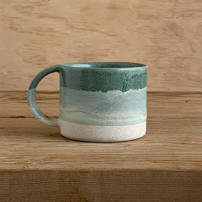 Mug Sage & Sea Foam Green - handmade ceramics Henry & Tunks , made in Maitland NSW