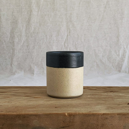 Beaker Toffee Speckle & Graphite - handmade in the Henry & Tunks ceramic studio, Maitland NSW